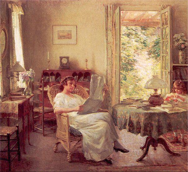 Summer at Hadlyme, Metcalf, Willard Leroy